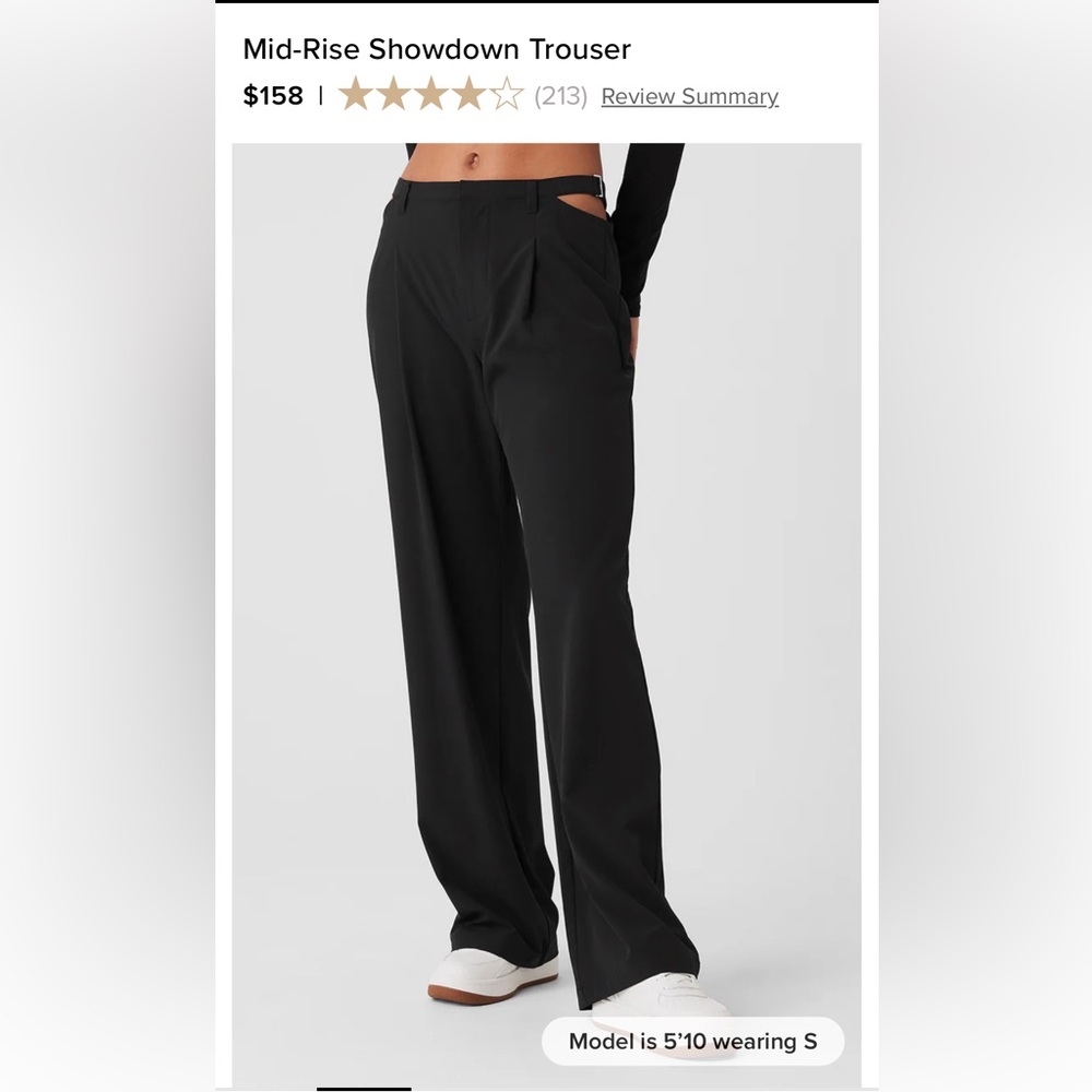 ALO Yoga Black Trousers